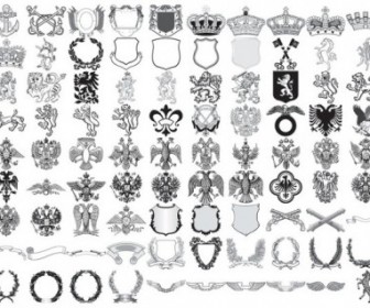 336x280 European Royal Element Vector Decoration