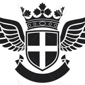 300x300 Photocoat Of Arms Shield Crown And Wings Tattoo Tattoo Design