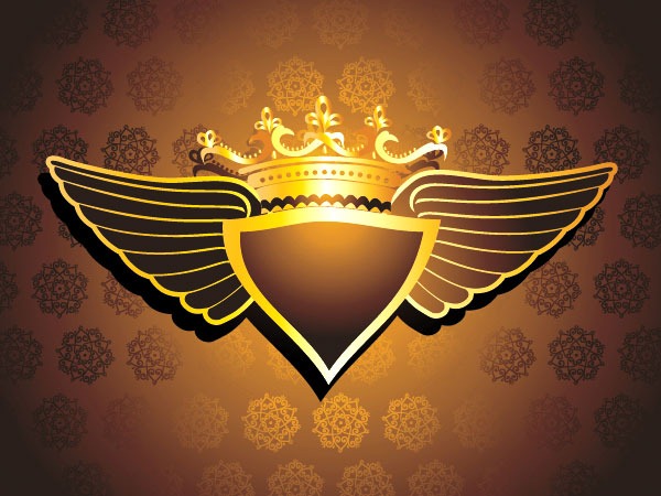 600x450 Shield Wing Vector Color Graphics Collection My Free Photoshop