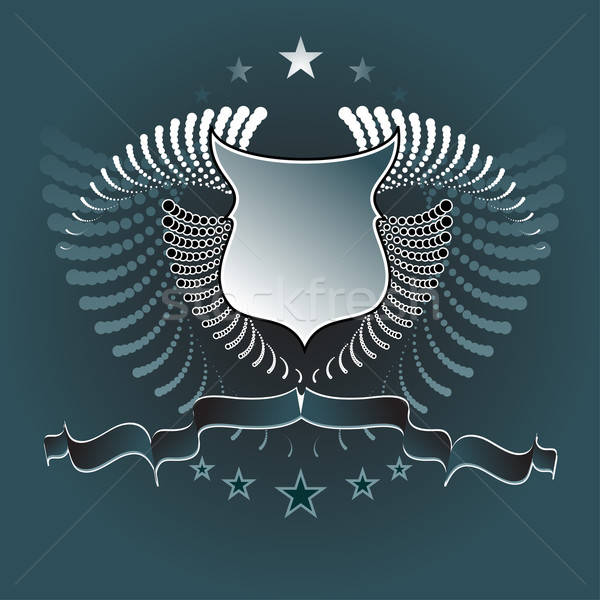 600x600 Shield Wings Vector Illustration Kjolak