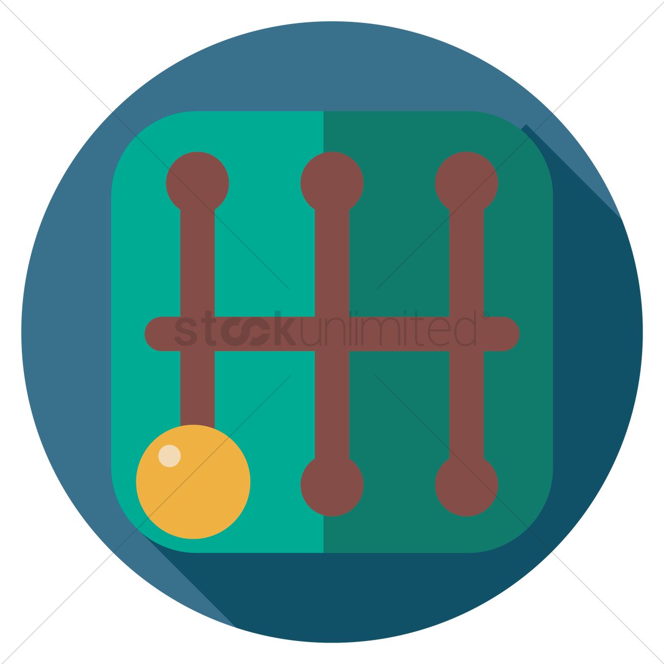 1300x1300 Gear Shift Vector Image