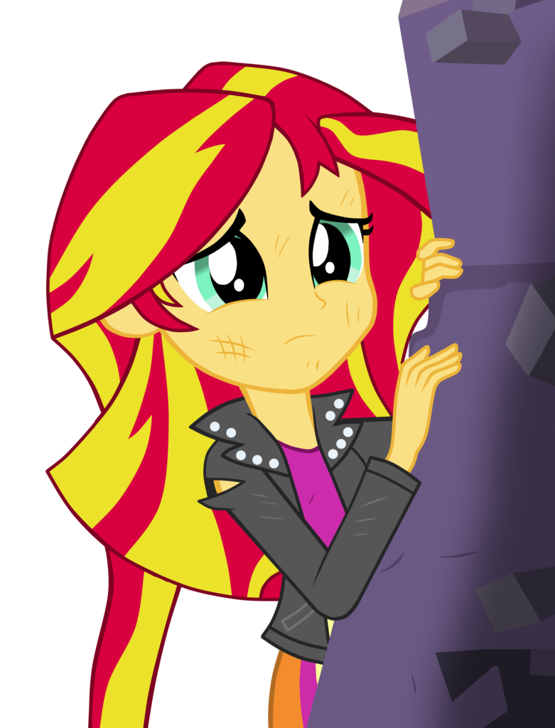 781x1024 Sad Sunset Shimmer Vector