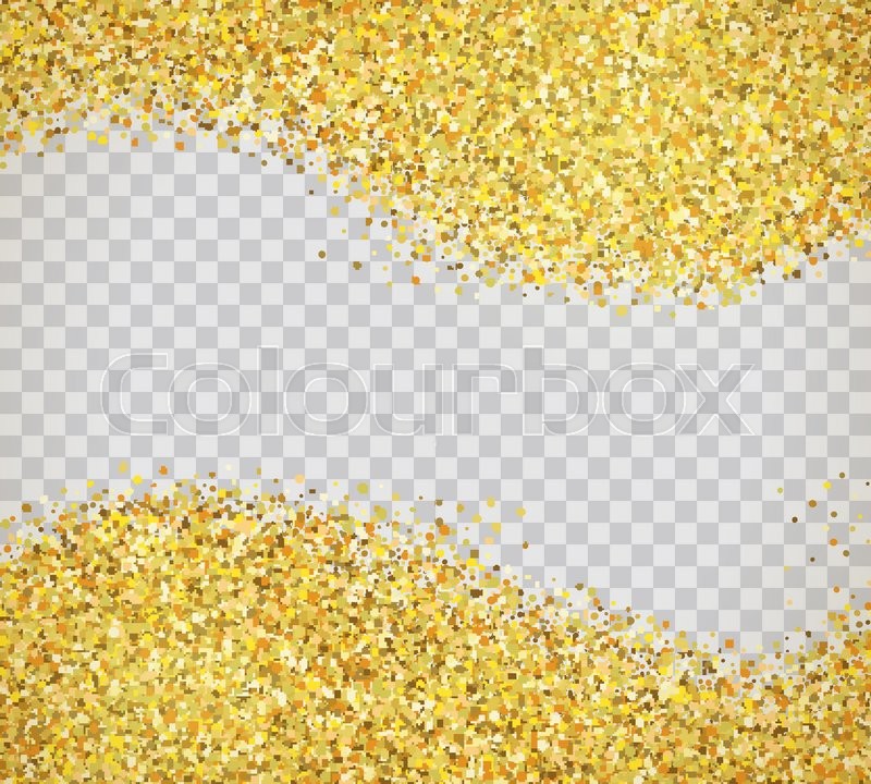 800x720 Gold Glitter Texture Isolated On Stock Vector Colourbox