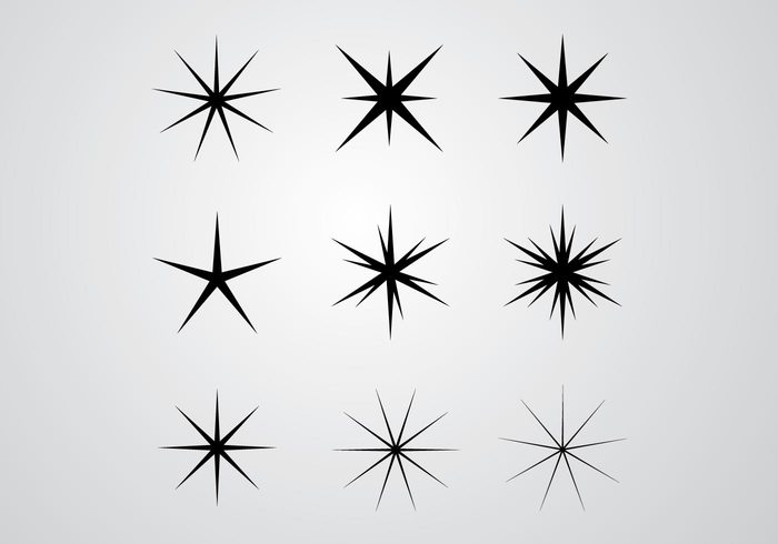 700x490 Stars And Shines Vector