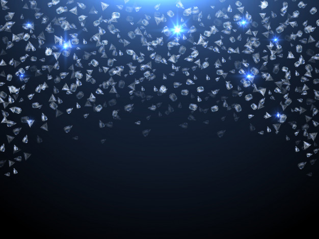 626x469 Falling Down Gems Shiny Diamonds Expensive Jewelry Vector