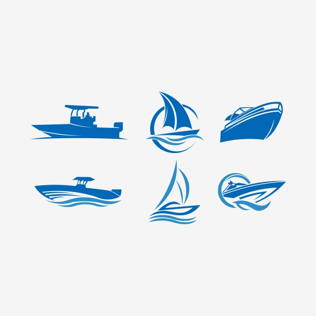 Sailing Boat Ship Sea Inspiration Logo Vector, Background, Blue 640x640 Sailing Boat Ship Sea Inspiration Logo Vector, Background, Blue