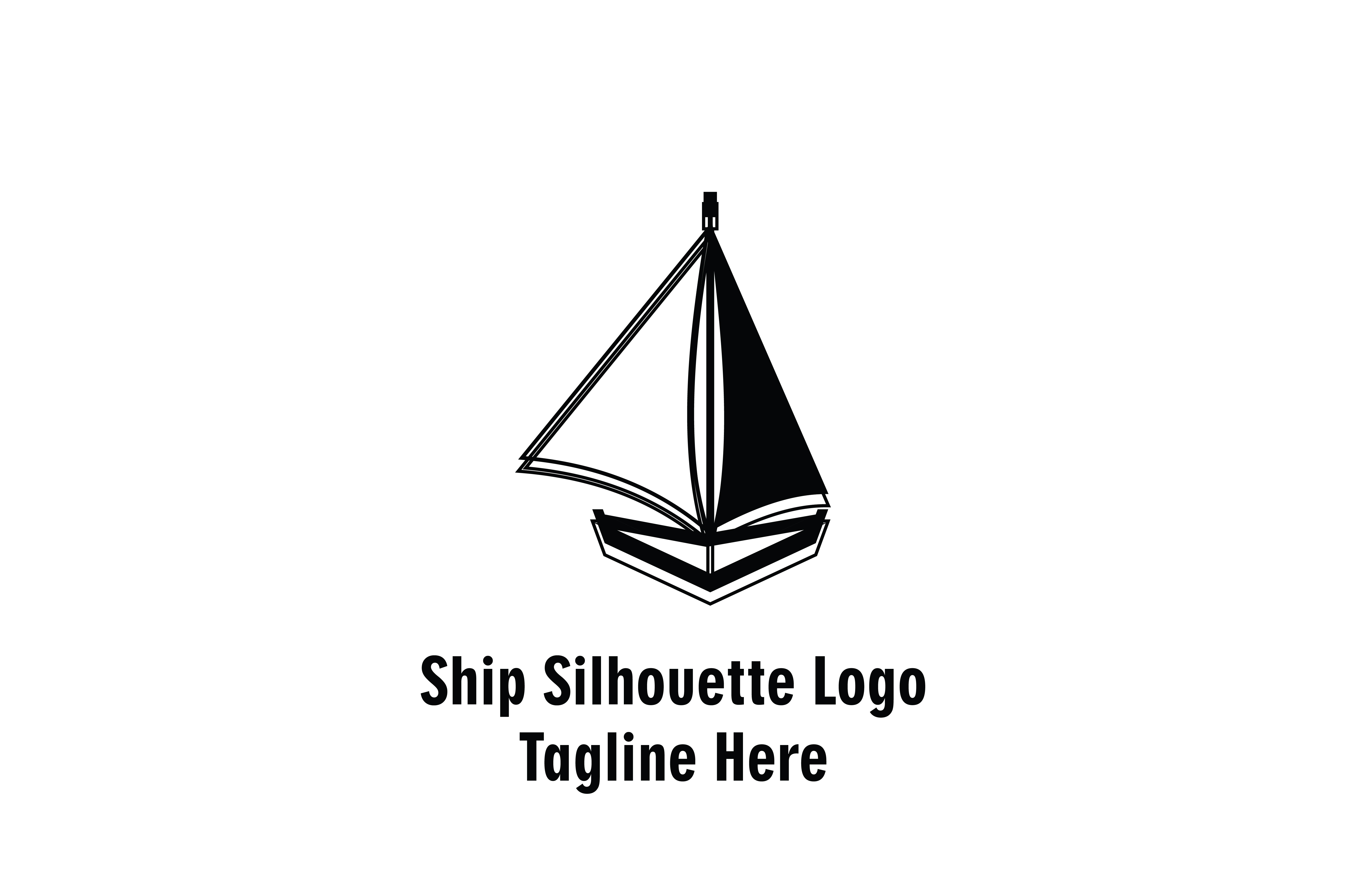 Ship Silhouette Logo Vector Graphic 6011x4000 Ship Silhouette Logo Vector Graphic