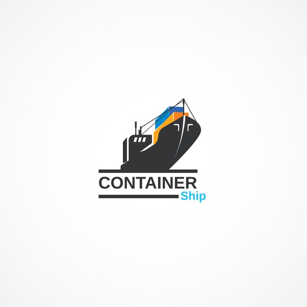 Container Ship Logo Design Vector Download My Free Photoshop World 600x600 Container Ship Logo Design Vector Download My Free Photoshop World