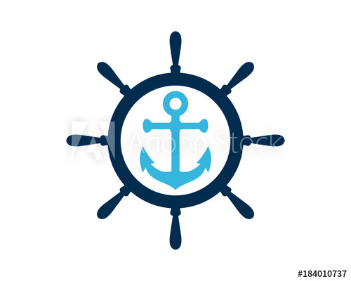 Ship And Boat Helm Steering Wheel With Ancor Ocean Logo Symbol 500x400 Ship And Boat Helm Steering Wheel With Ancor Ocean Logo Symbol