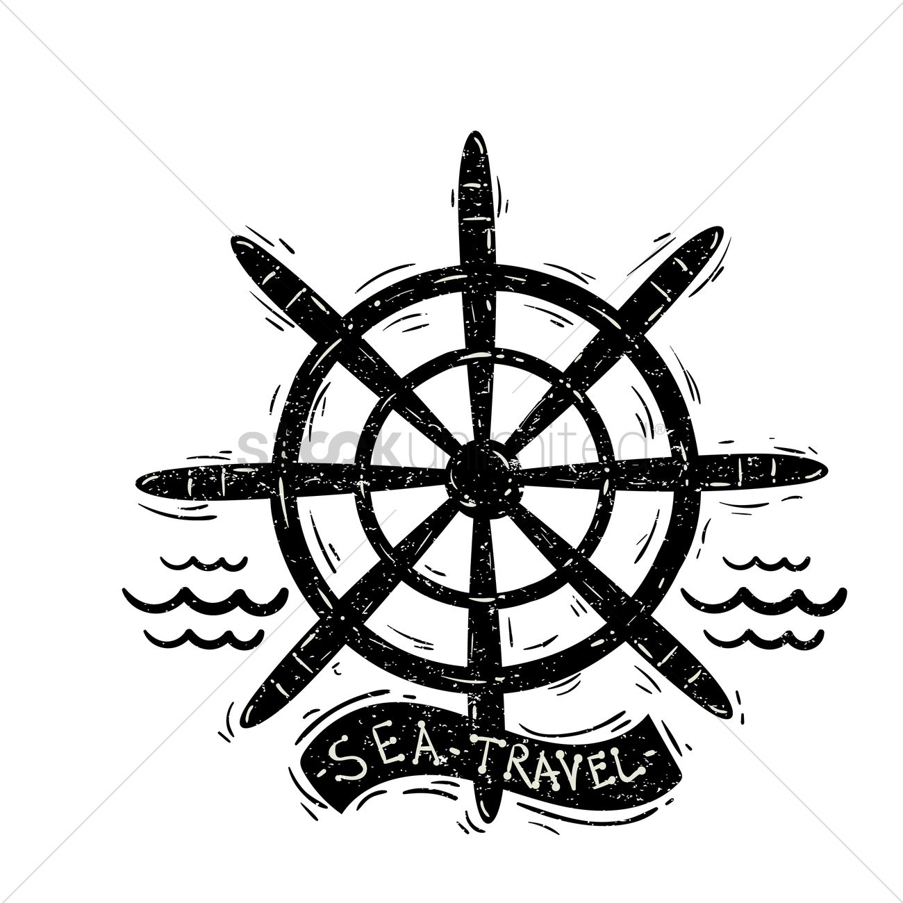 Ship Steering Wheel Vector Image 1300x1300 Ship Steering Wheel Vector Image