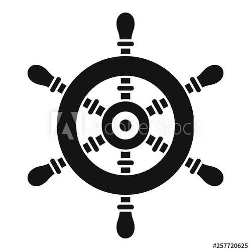 Ship Steering Wheel Icon Simple Illustration Of Ship Steering 500x500 Ship Steering Wheel Icon Simple Illustration Of Ship Steering
