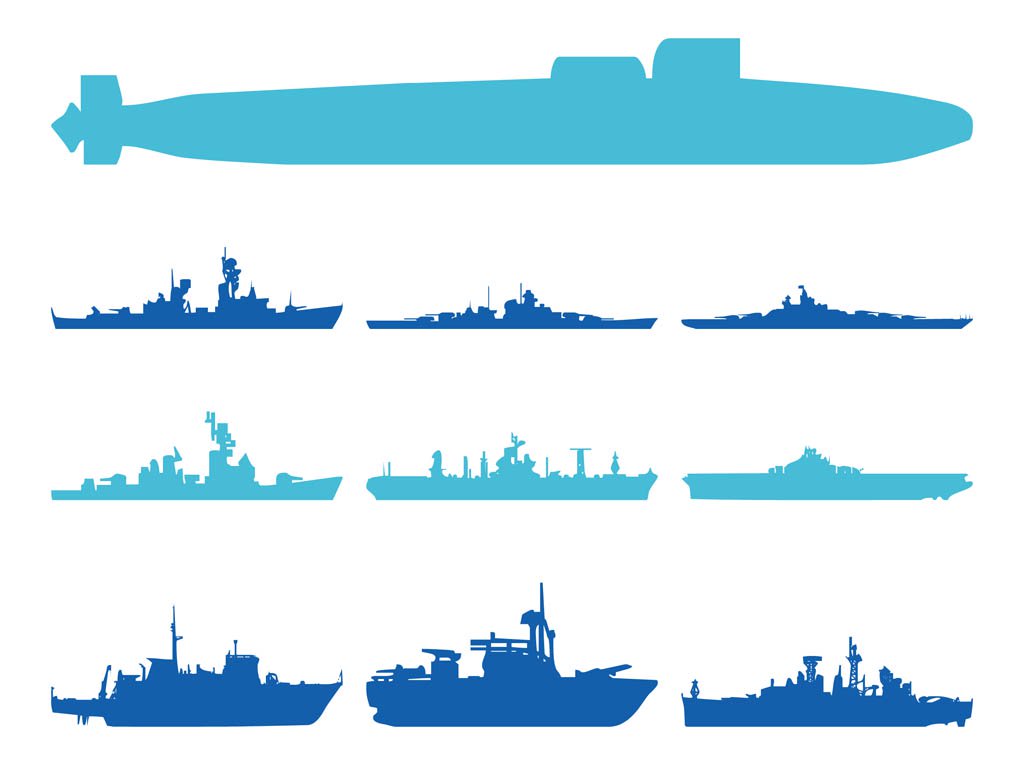 1024x765 Military Ships Vector Art Graphics