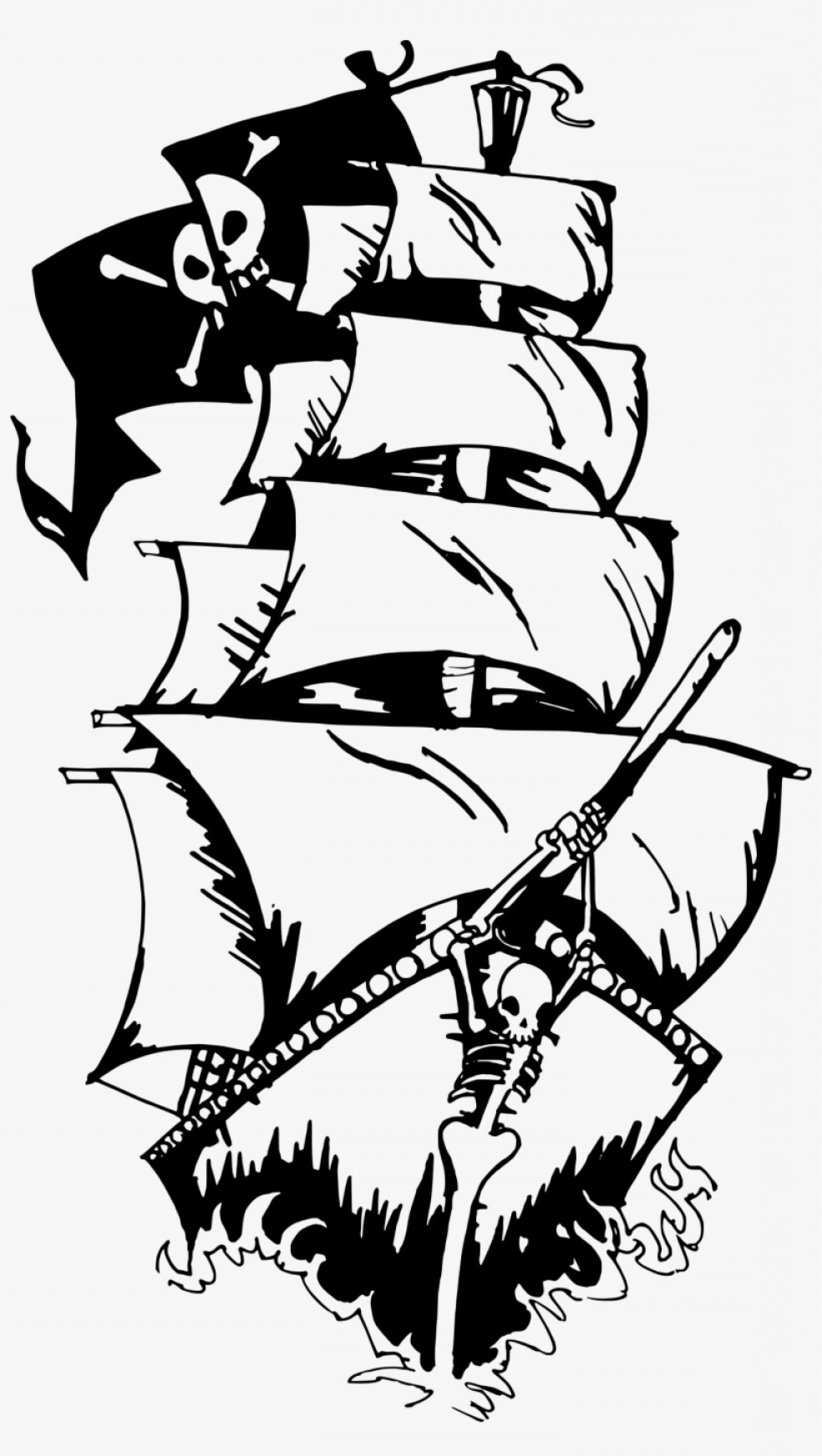 984x1743 Pirate Ship Vector Art Soidergi