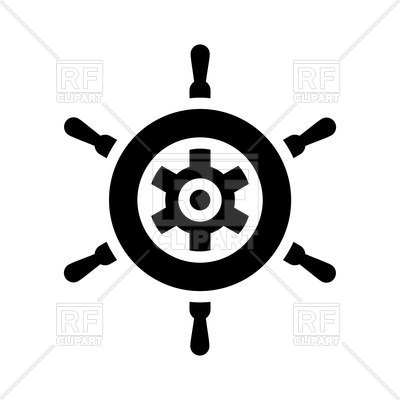 400x400 Ship Wheel Icon Vector Image Of Icons And Emblems