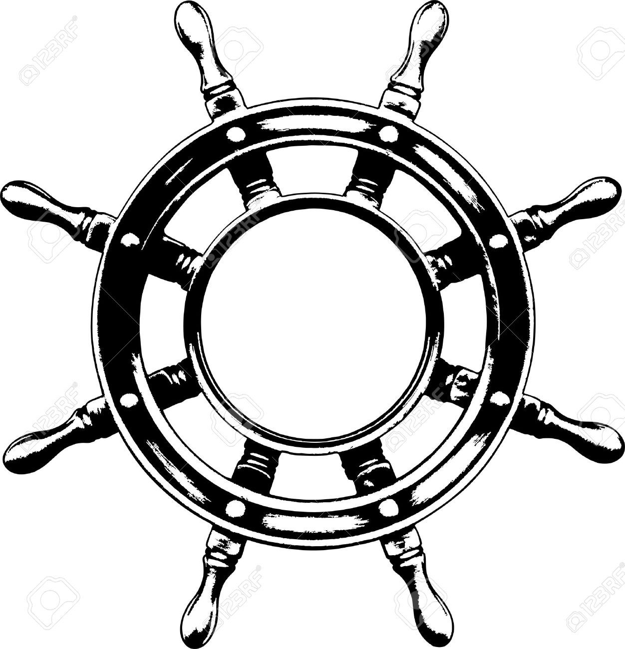 1252x1300 Stock Vector Printable Images Helm Tattoo, Ship Wheel Tattoo