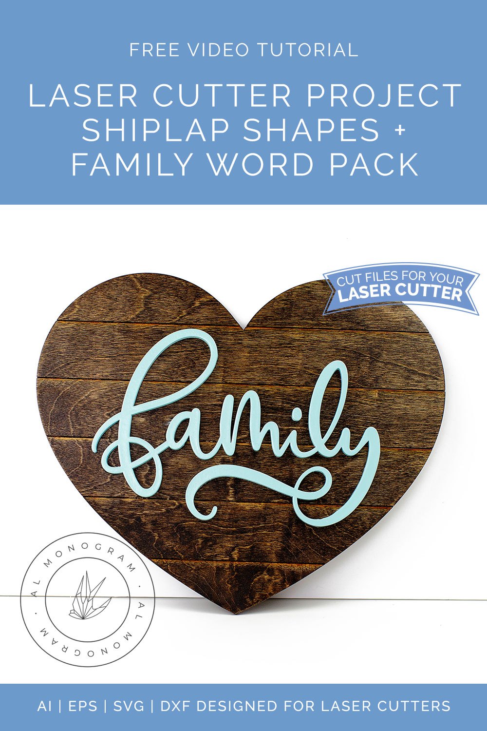 1000x1500 Diy Wood Sign Laser Cutter Family Shiplap Laser Cutting Project