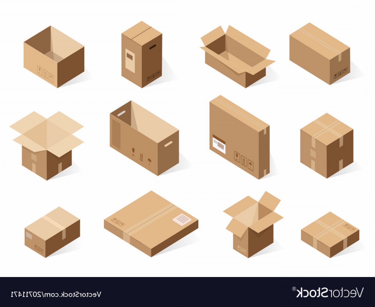 1200x982 Shipping Box Vector Geekshirts