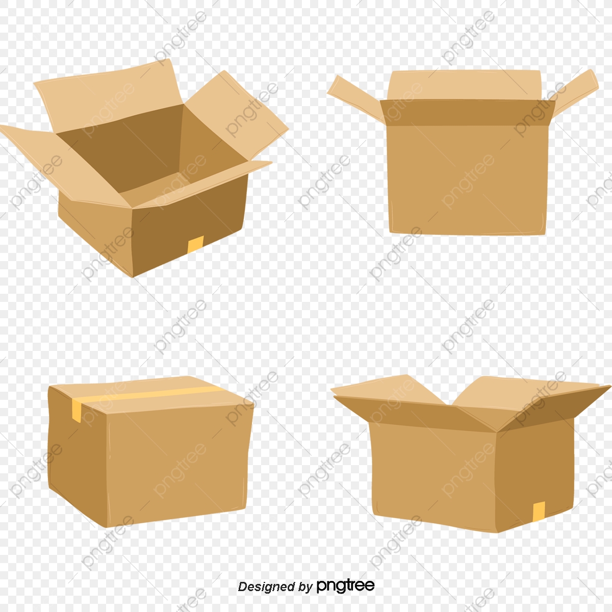 1200x1200 Vector Realistic Black Cardboard Box Open, Black Vector, Box