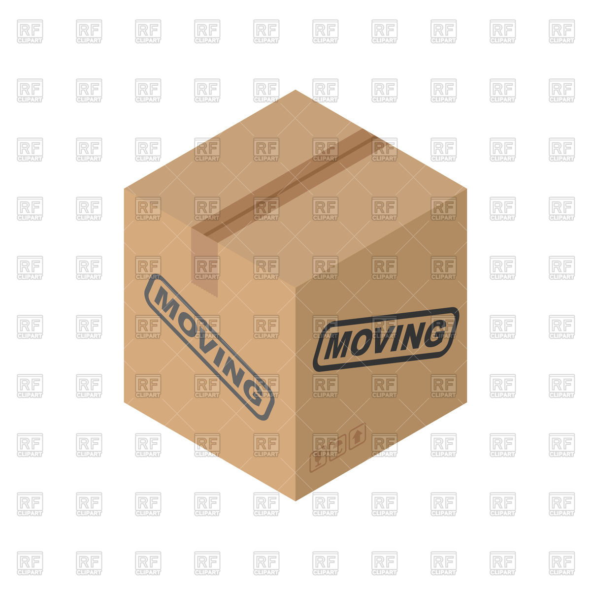 1200x1200 Cardboard Box Vector Image Of Signs, Symbols, Maps Maryvalery