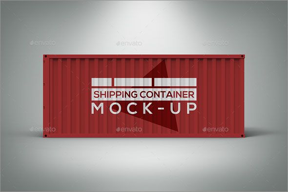 590x394 Free Shipping Container Mockups Graphic Template Designs