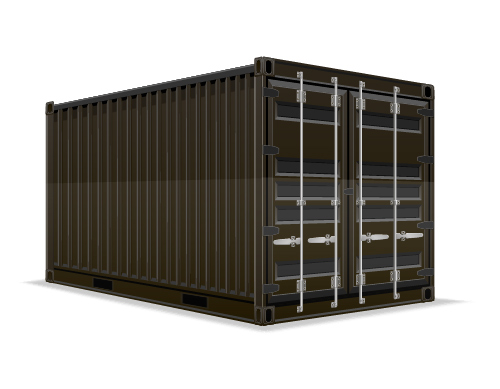 500x389 Freight Container Design Vector Free Download