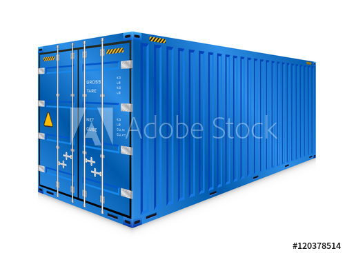 500x367 Vector Of Cargo Container Or Shipping Container For Logistics