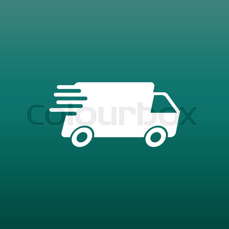 800x800 Delivery Truck Vector Illustration Stock Vector Colourbox