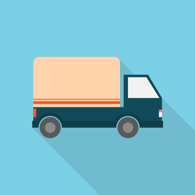 640x640 Shipping Truck Icon, Delivery, Shipping, Icon Png And Vector