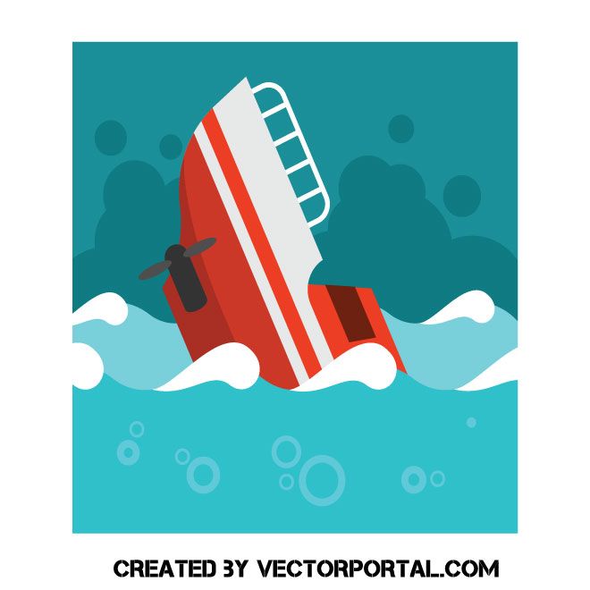 660x660 Shipwreck Vector Image Various Vectors Free Vector Images