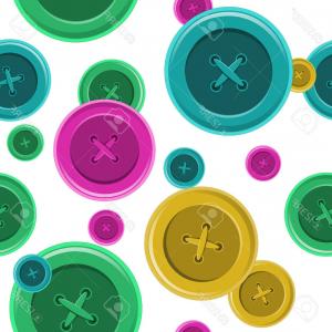 300x300 Buttons Sewing Set Button Shirt Clothing Vector Illustration Gm