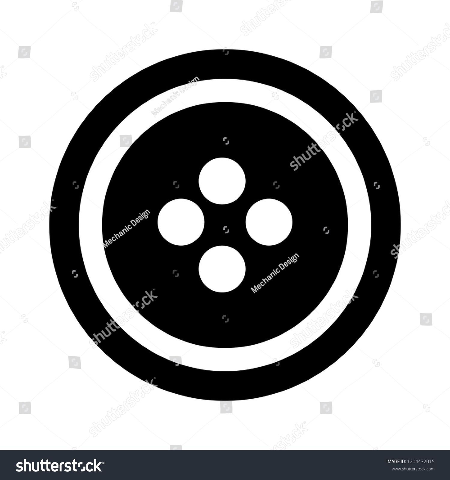 1500x1600 Button Hole Shirt Icon, Vector Button Hole Shirt Silhouette