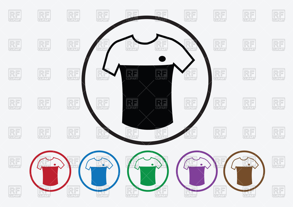 1200x848 Apparel Shirt And T Shirt Icons Vector Image Of Icons And Emblems