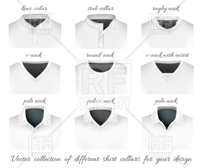 Shirt Collar Vector at Vectorified.com | Collection of Shirt Collar ...