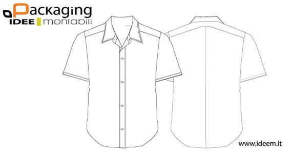 568x294 Shirt Template With Collar Vector T Shirt Templates Shirt