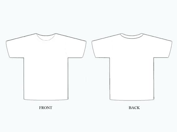 568x426 T Shirt Template