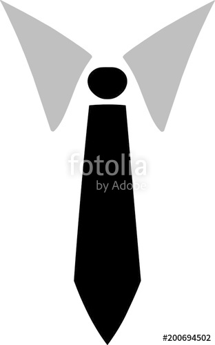 312x500 Business Tie And Shirt Collar Stock Image And Royalty Free Vector