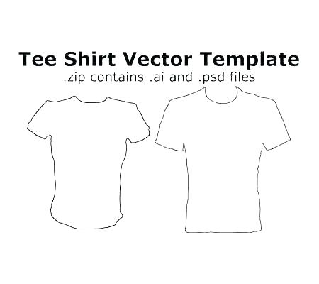450x400 Collar Shirt Design Template