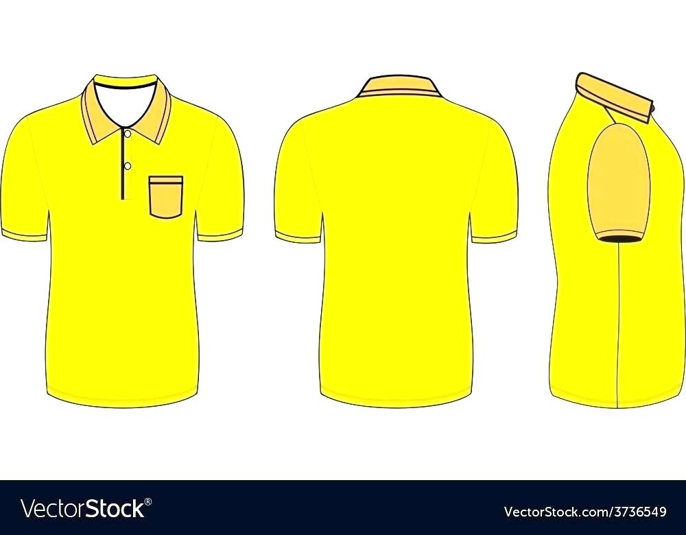 1000x780 Collar Shirt Template Free Plain White Realistic T Design Vector