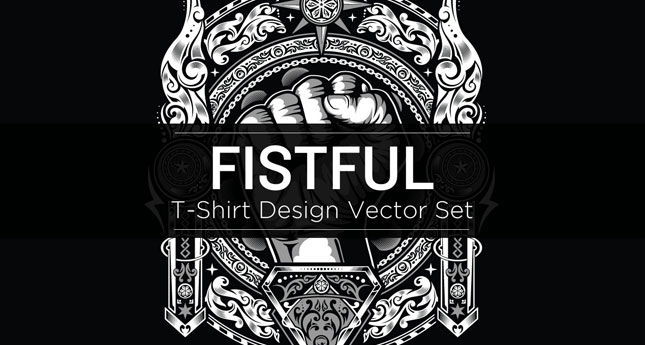 645x345 T Shirt Design Vector Graphics