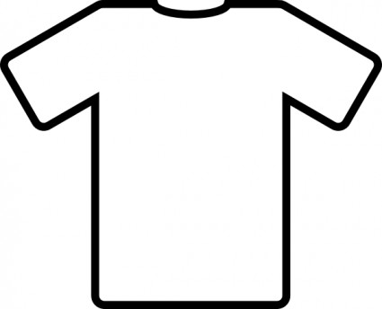 425x344 White T Shirt Clip Art Vector Clip Art Free Vector Free Download