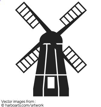 335x355 Download Old Windmill Icon