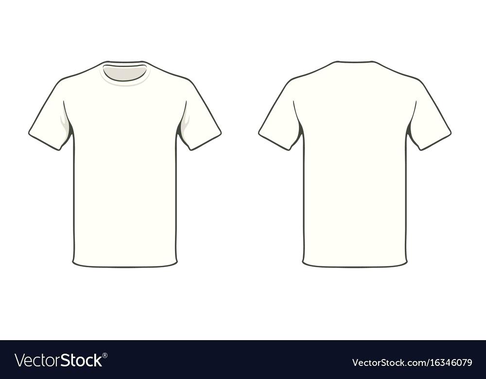 Shirt Outline Vector at Vectorified.com | Collection of Shirt Outline ...