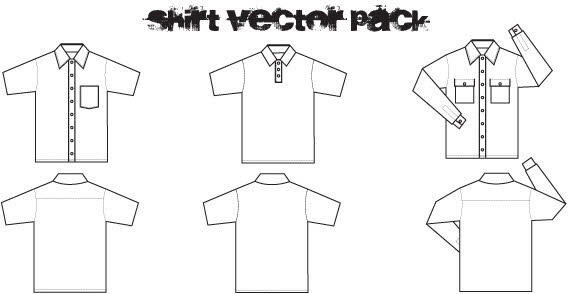 568x294 Shirt Free Vector Pack