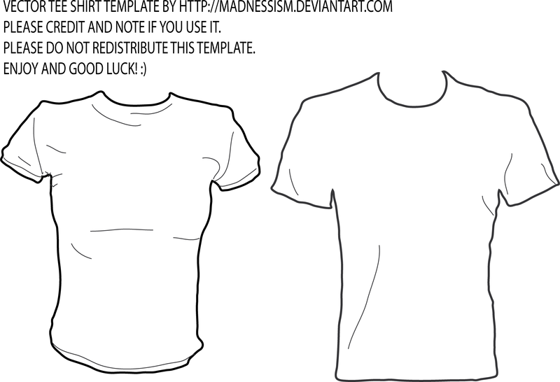 Tee Shirt Vector Template 800x546 Tee Shirt Vector Template
