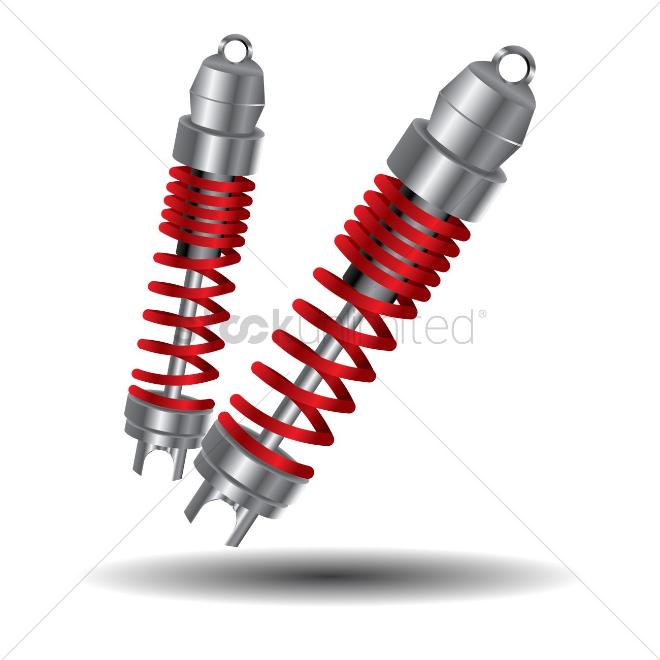 1300x1300 Free Shock Absorber Vector Image