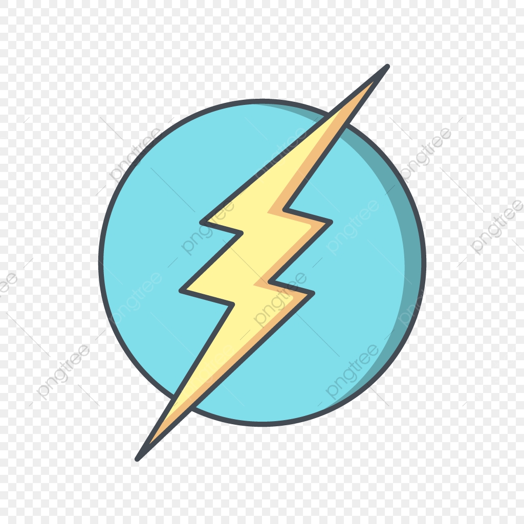 1024x1024 Electric Shock Vector Icon, Electricity Icon, Electric Shock Icon