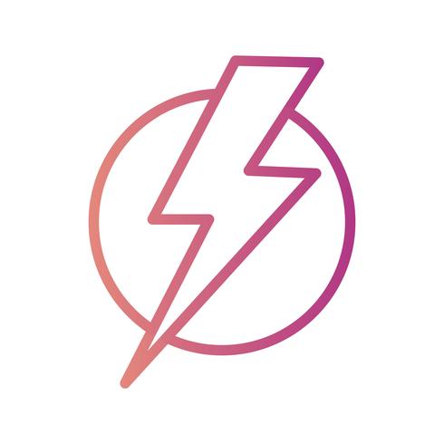 490x490 Electric Shock Vector Icon