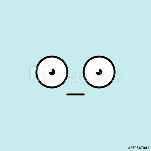 500x500 Shocked, Surprised Emoji Vector Illustration