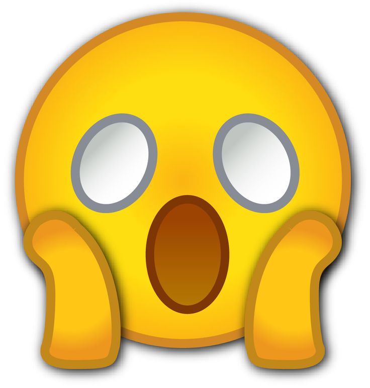 736x772 Shocked Emoji Clipart