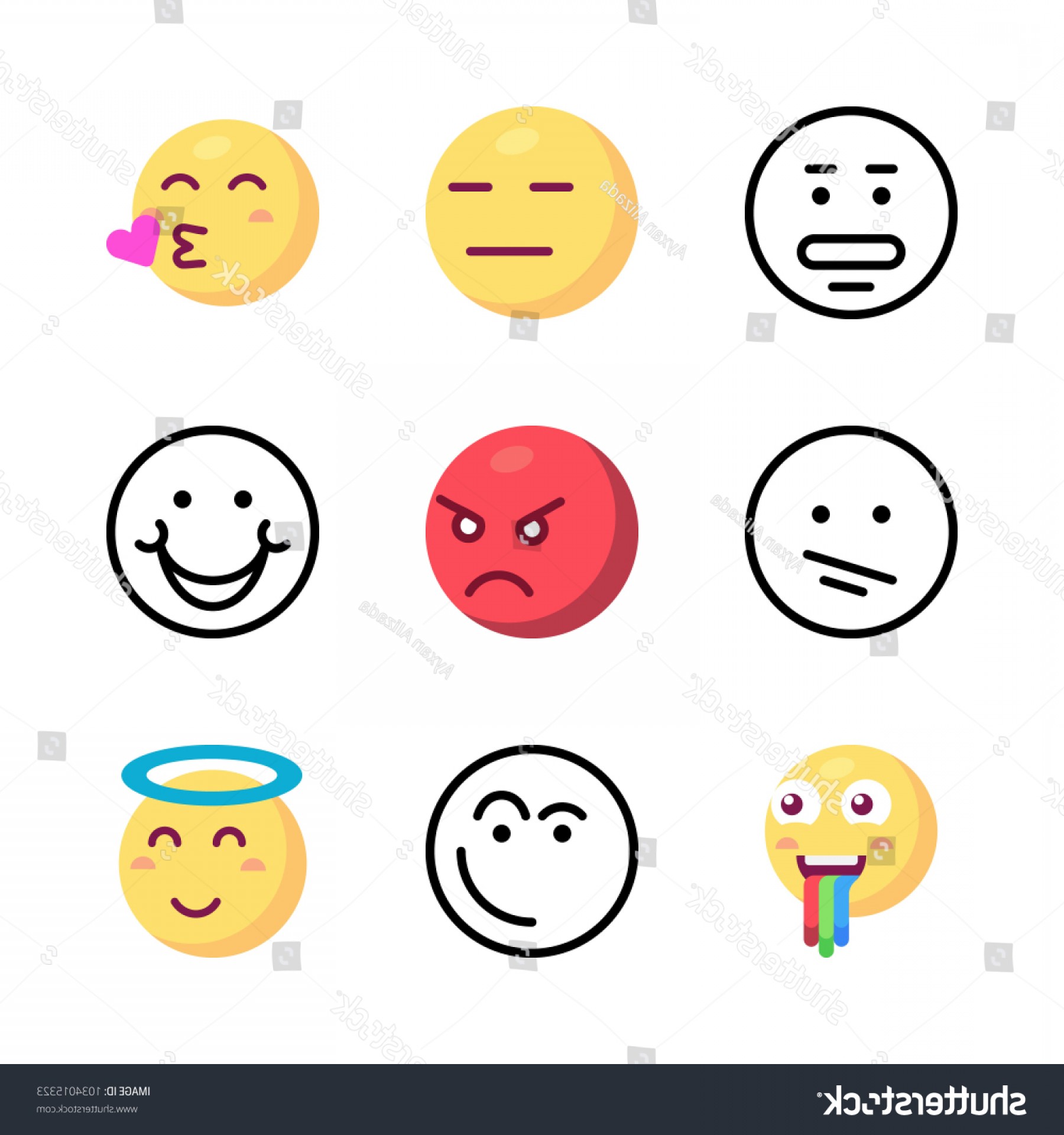 1800x1920 Icons Emoji Vector Shocked Happy Angry Createmepink